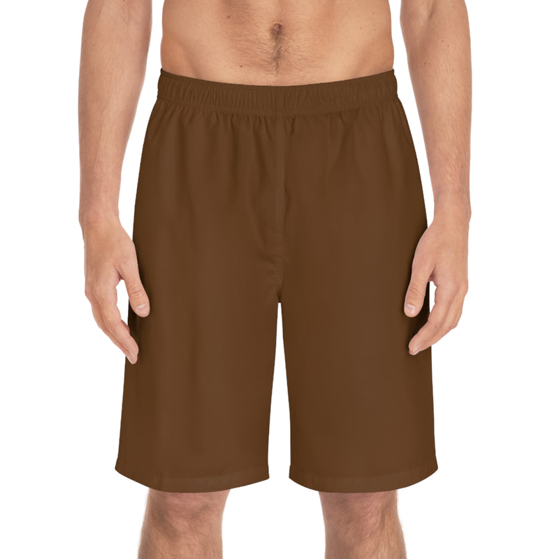 Men's Board Shorts - Brown