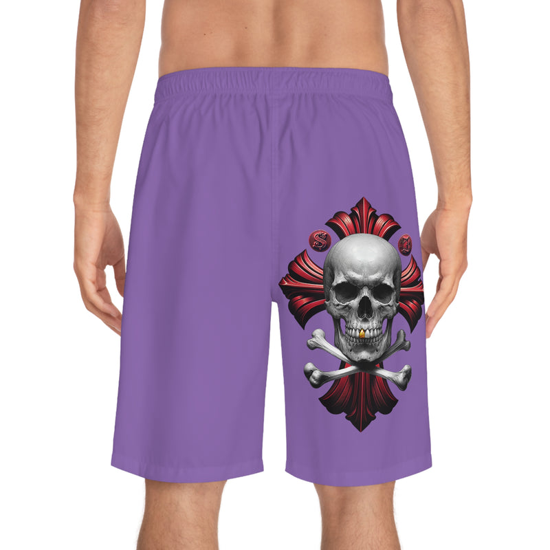 Men's Board Shorts - Light Purple