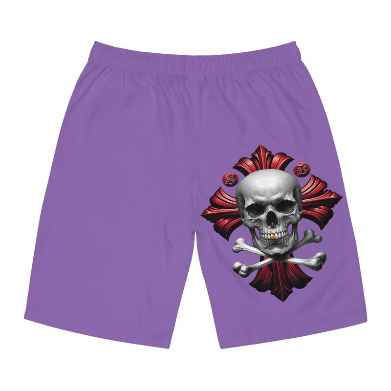 Men's Board Shorts - Light Purple
