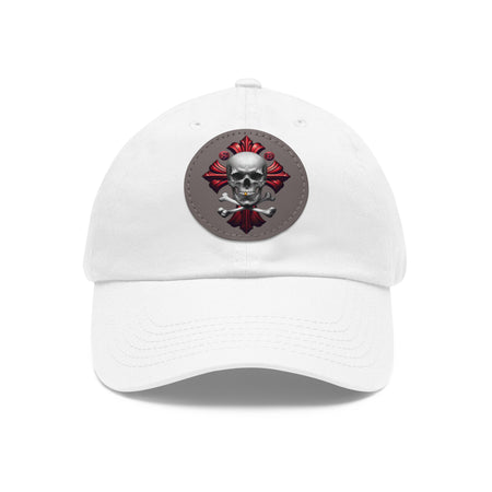 "Skull & Barrel Co." Hat with Leather Patch (Round)