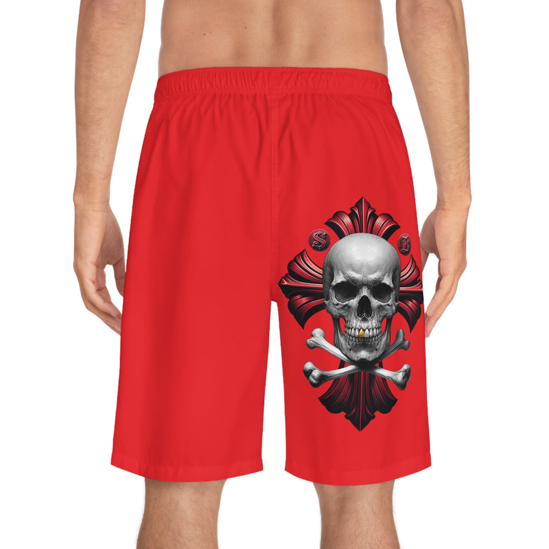 Men's Board Shorts - Red
