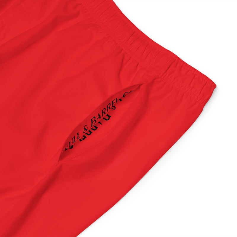 Men's Board Shorts - Red
