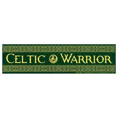 Celtic Warrior bumper sticker