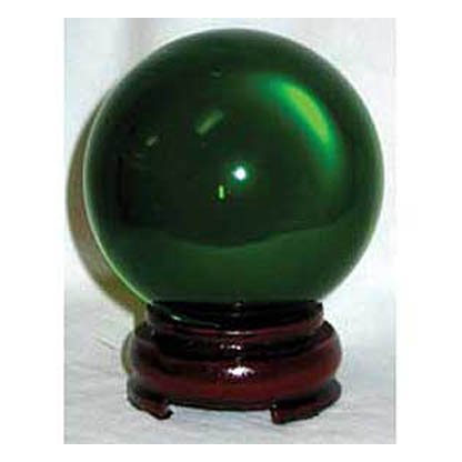80mm Green gazing ball