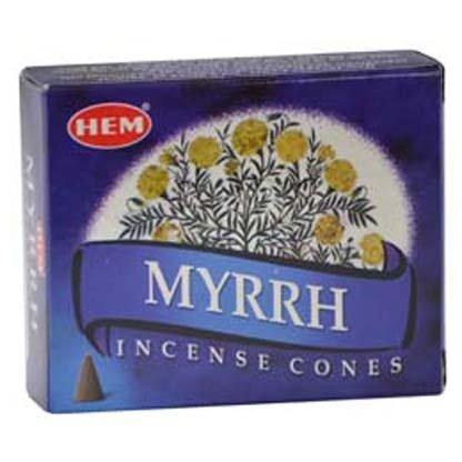 Myrrh HEM cone 10 cones - Skull & Barrel Co.