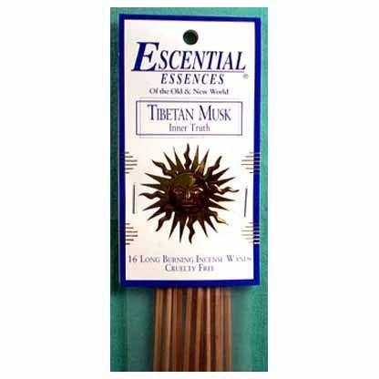 Tibetan Musk escential essences incense sticks 16 pack - Skull & Barrel Co.