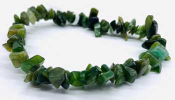 Jade, Nephrite chip bracelet