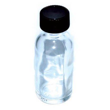 Clear 1oz Glass bottle & cap - Skull & Barrel Co.