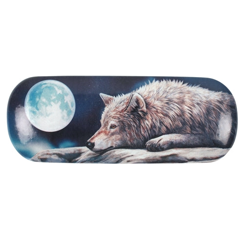Quiet Reflections (Wolf) Eye glass Case by Lisa Parker - Skull & Barrel Co.