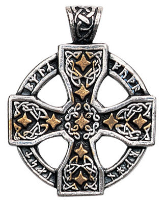 Runic Celtic Cross Pendant for Knowledge and Magical Ability - Skull & Barrel Co.