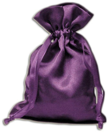 Purple Satin Pouches (12 pcs) - Skull & Barrel Co.