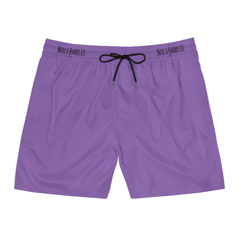 Men's Mid-Length Swim Shorts - Light Purple