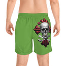 Men's Mid-Length Swim Shorts - Green