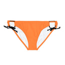 "Skull & Barrel" Base Crusta - White Logo - Loop Tie Side Bikini Bottom (AOP)