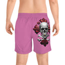 Men's Mid-Length Swim Shorts - Light Pink