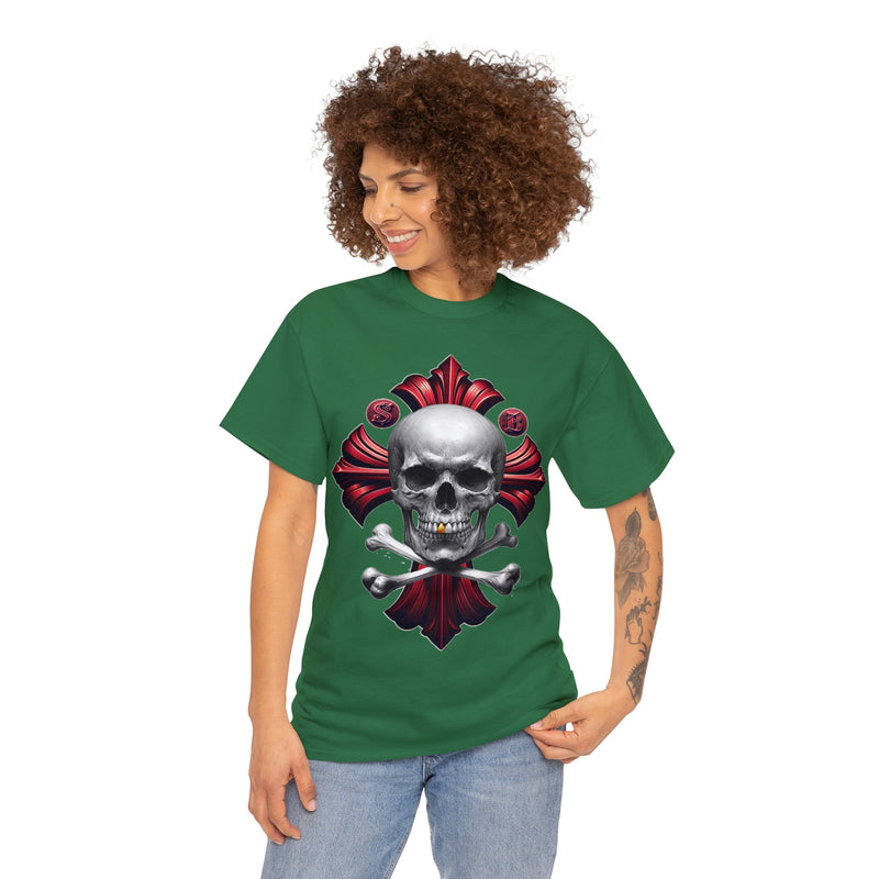 "Skull & Barrel" Unisex Heavy Cotton T-Shirt