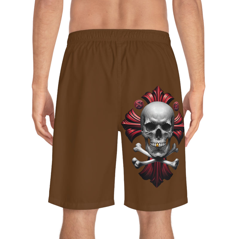 Men's Board Shorts - Brown