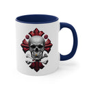 "Skull & Barrel" Accent Coffee Mug, 11oz
