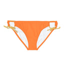 "Skull & Barrel" Base Crusta - White Logo - Loop Tie Side Bikini Bottom (AOP)