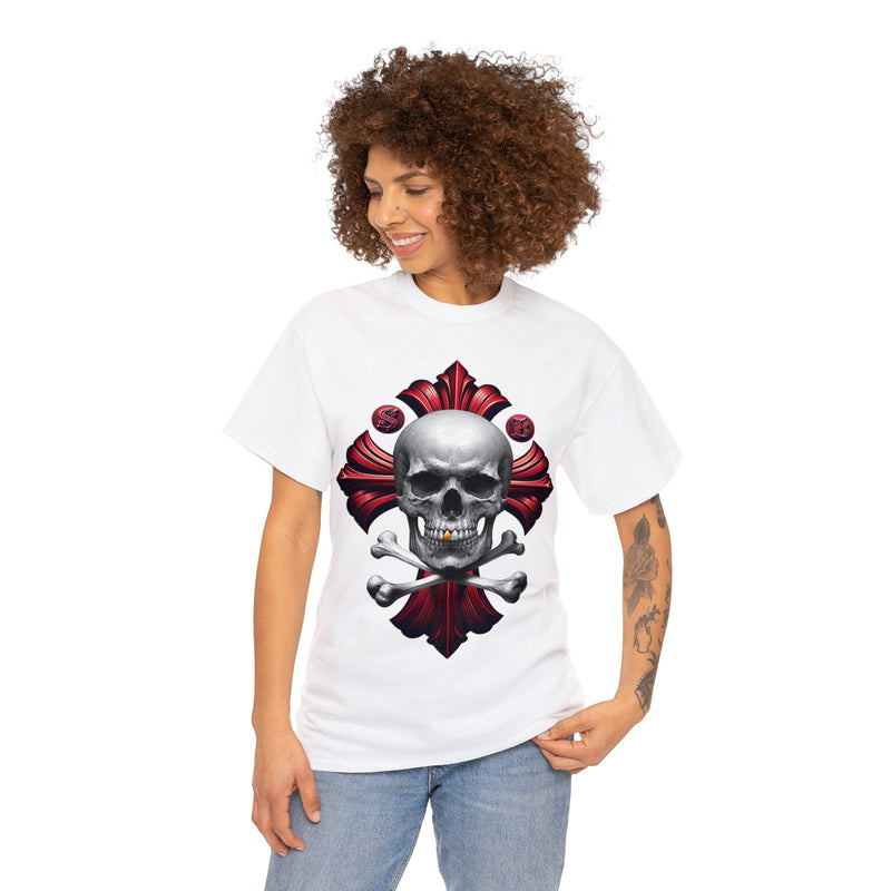 "Skull & Barrel" Unisex Heavy Cotton T-Shirt