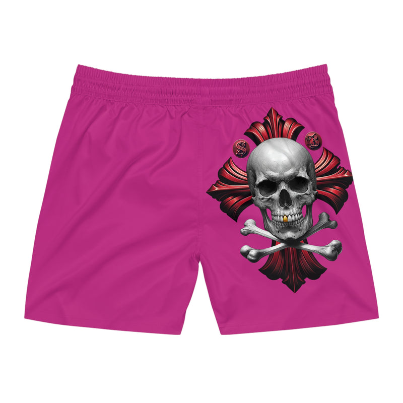 Men's Mid-Length Swim Shorts - Pink