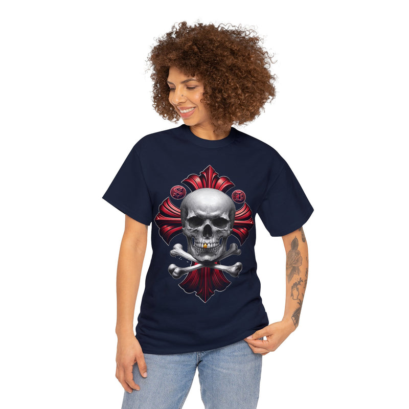 "Skull & Barrel" Unisex Heavy Cotton T-Shirt