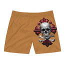 Men's Mid-Length Swim Shorts - Light Brown