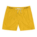 Men's Mid-Length Swim Shorts - Yellow