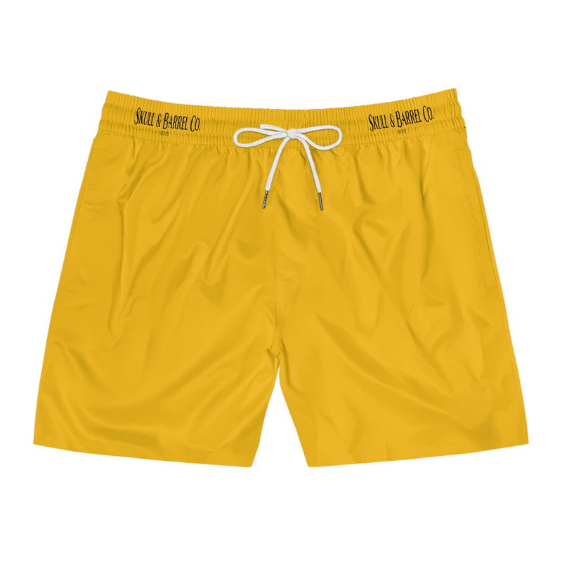 Men's Mid-Length Swim Shorts - Yellow