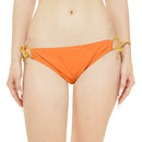 "Skull & Barrel" Base Crusta - White Logo - Loop Tie Side Bikini Bottom (AOP)
