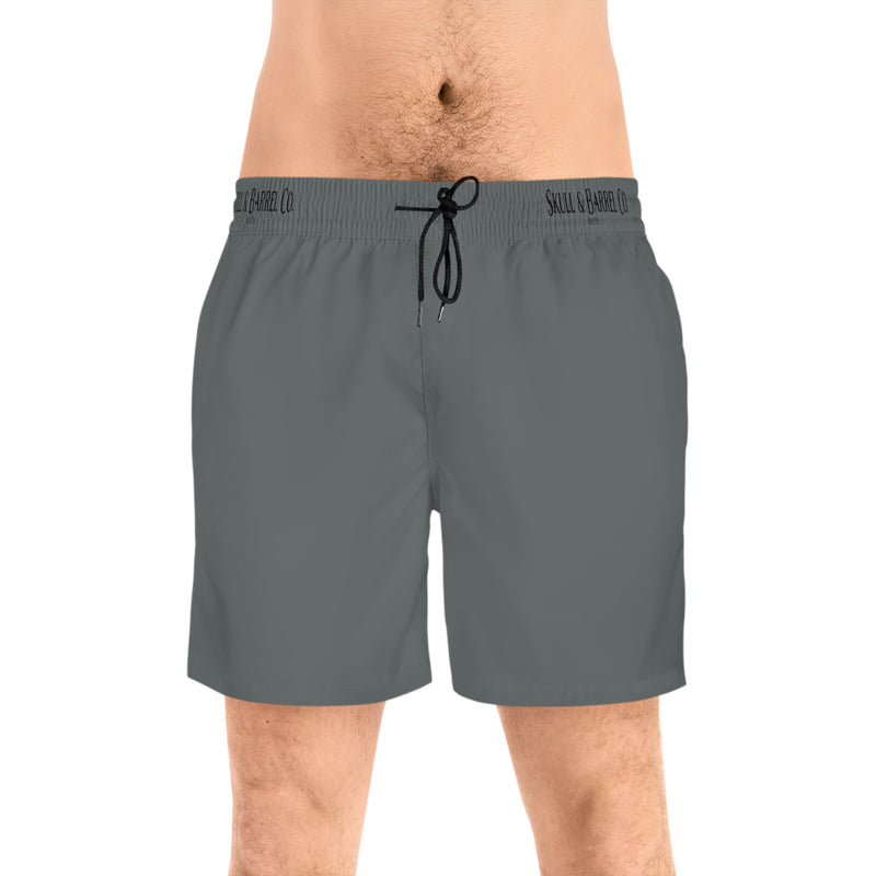 Men's Mid-Length Swim Shorts - Dark Grey