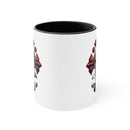 "Skull & Barrel" Accent Coffee Mug, 11oz