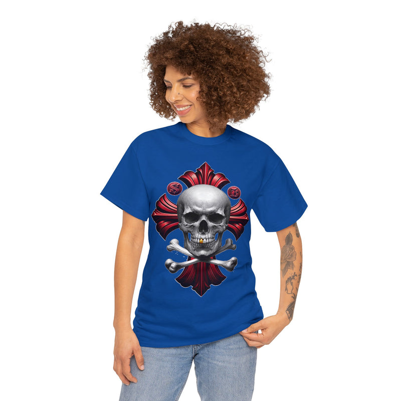 "Skull & Barrel" Unisex Heavy Cotton T-Shirt