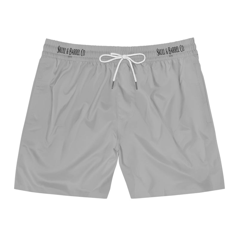 Men's Mid-Length Swim Shorts - Light Grey