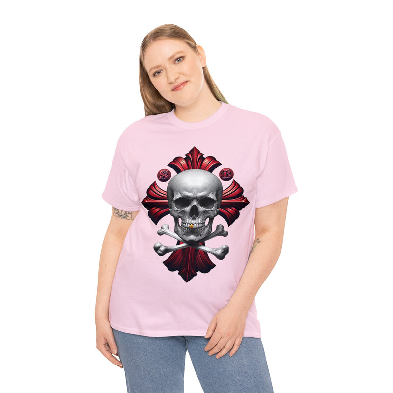 "Skull & Barrel" Unisex Heavy Cotton T-Shirt