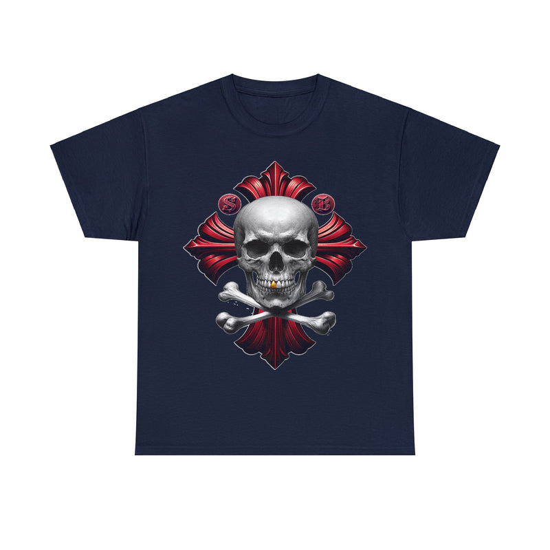 "Skull & Barrel" Unisex Heavy Cotton T-Shirt