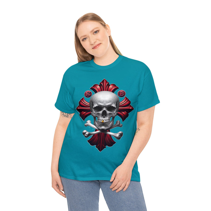 "Skull & Barrel" Unisex Heavy Cotton T-Shirt