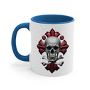 "Skull & Barrel" Accent Coffee Mug, 11oz