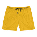 Men's Mid-Length Swim Shorts - Yellow