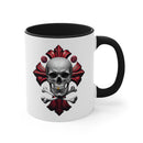 "Skull & Barrel" Accent Coffee Mug, 11oz