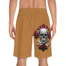 Men's Board Shorts - Light Brown