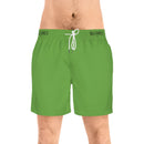 Men's Mid-Length Swim Shorts - Green
