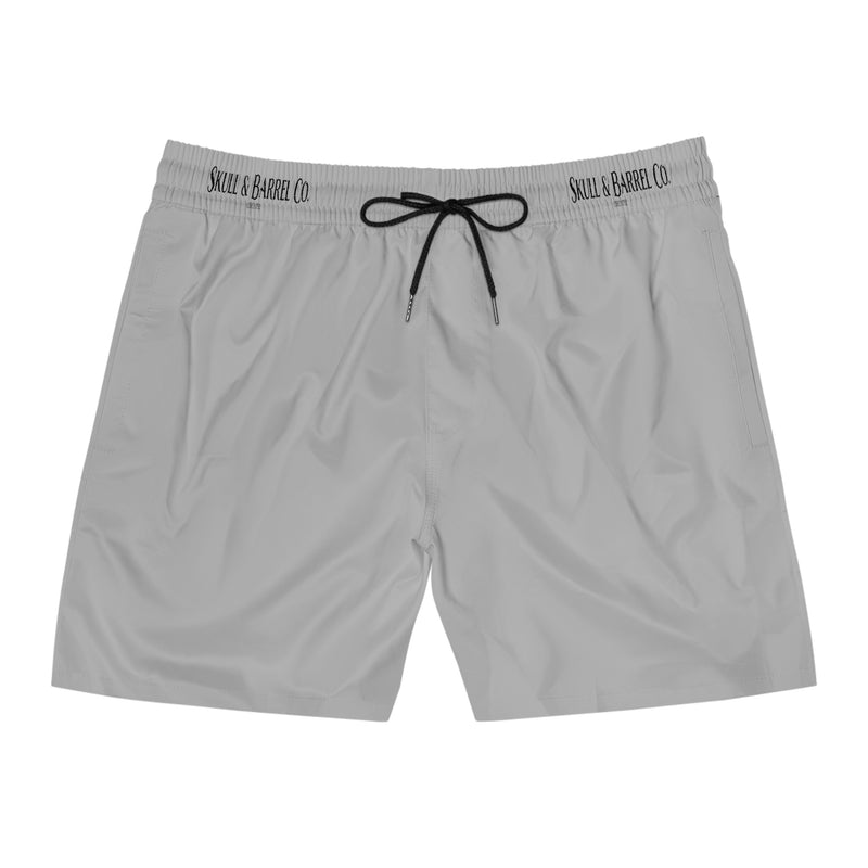 Men's Mid-Length Swim Shorts - Light Grey