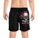 Men's Mid-Length Swim Shorts - Black