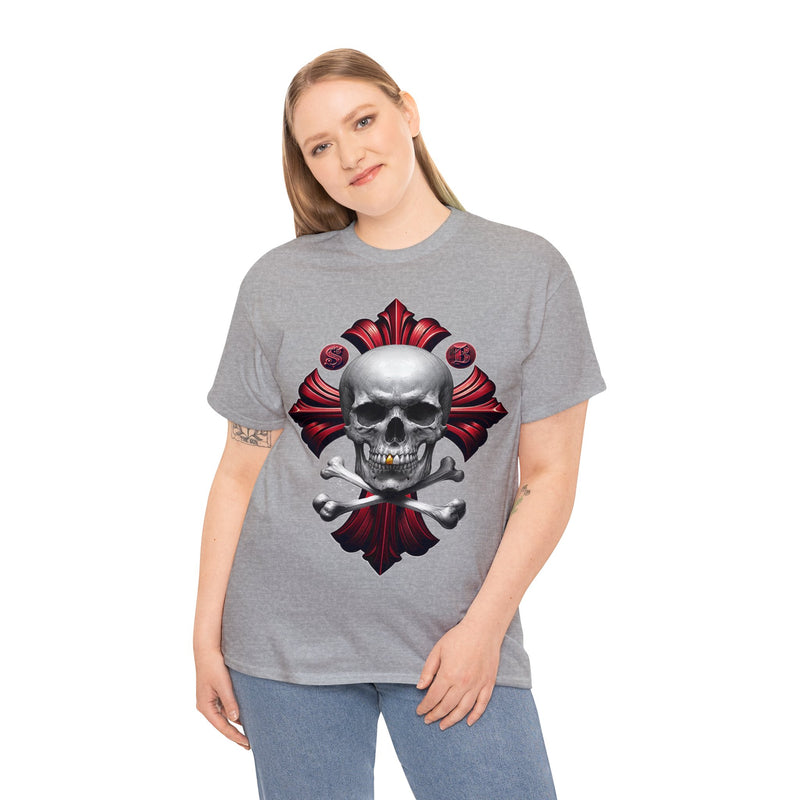 "Skull & Barrel" Unisex Heavy Cotton T-Shirt