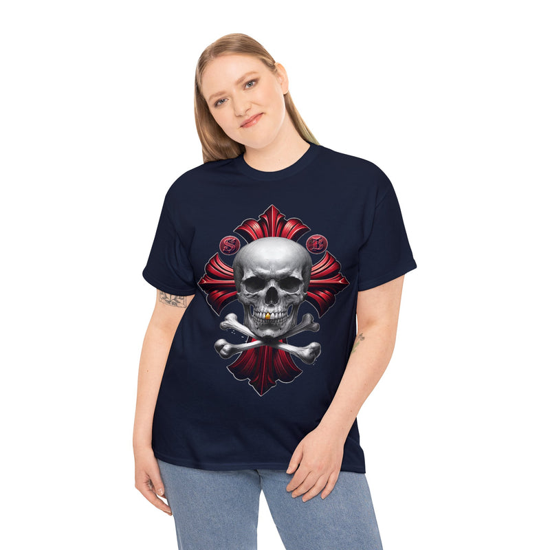 "Skull & Barrel" Unisex Heavy Cotton T-Shirt