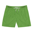 Men's Mid-Length Swim Shorts - Green