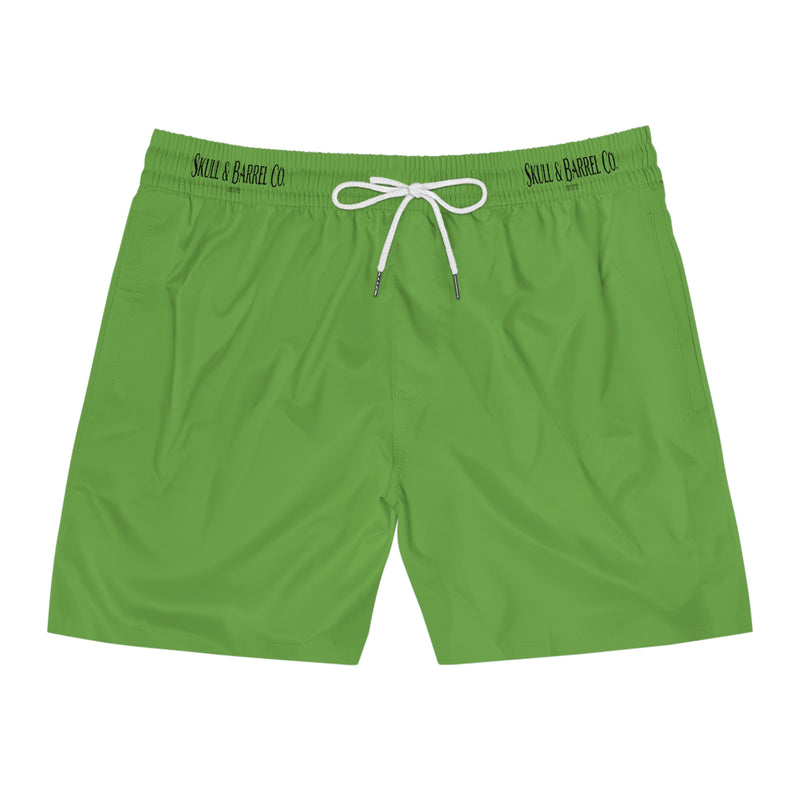 Men's Mid-Length Swim Shorts - Green