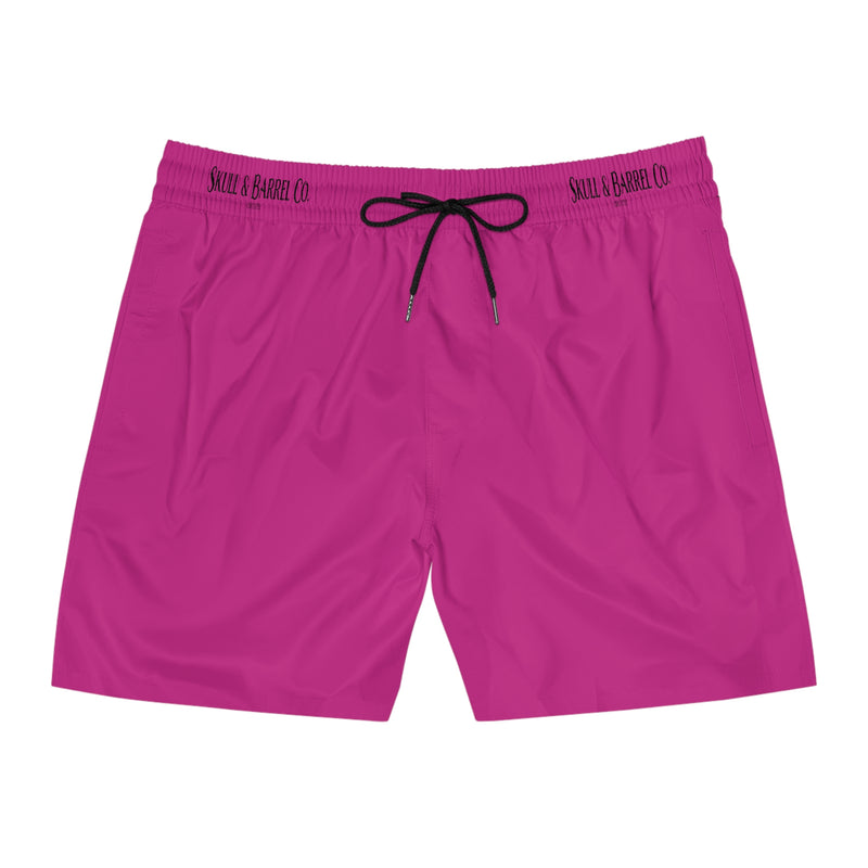Men's Mid-Length Swim Shorts - Pink