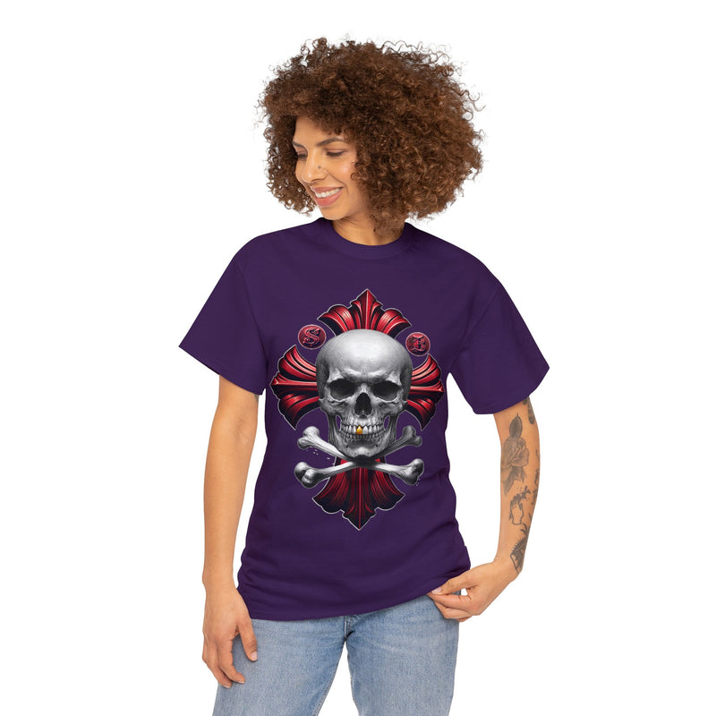 "Skull & Barrel" Unisex Heavy Cotton T-Shirt